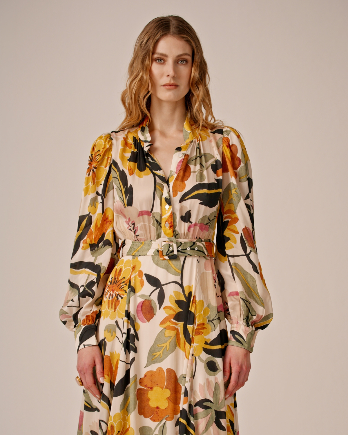 Organza Maxi Dress, Spring Bloom. Image #3