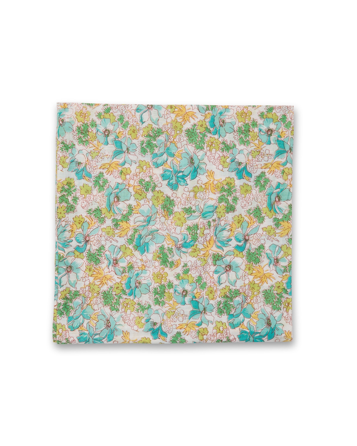 Cotton Slub Scarf, Anemone Fields. Image #1