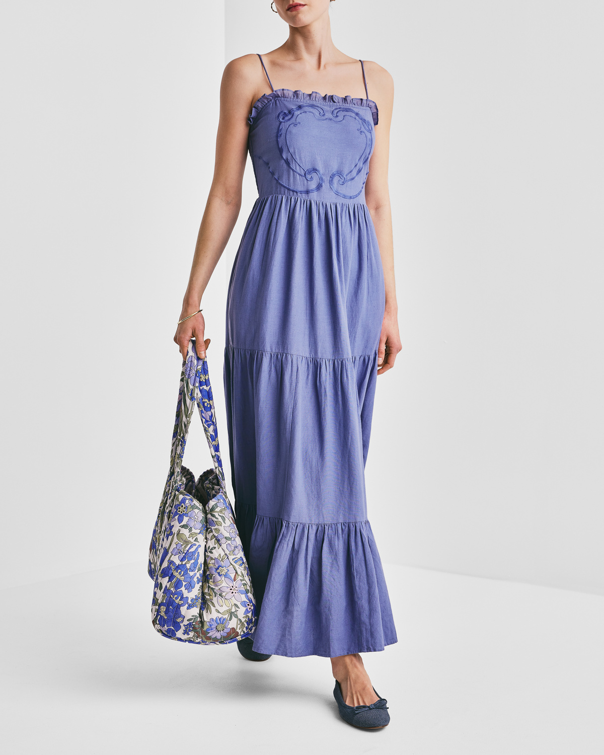 Tote Bag, Blue Garden. Image #2