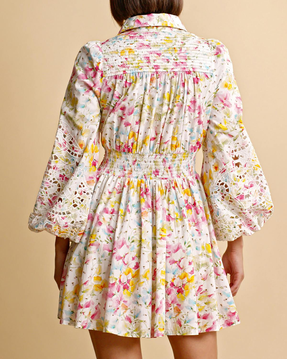 Poplin Mini Dress, Flora. Image #5