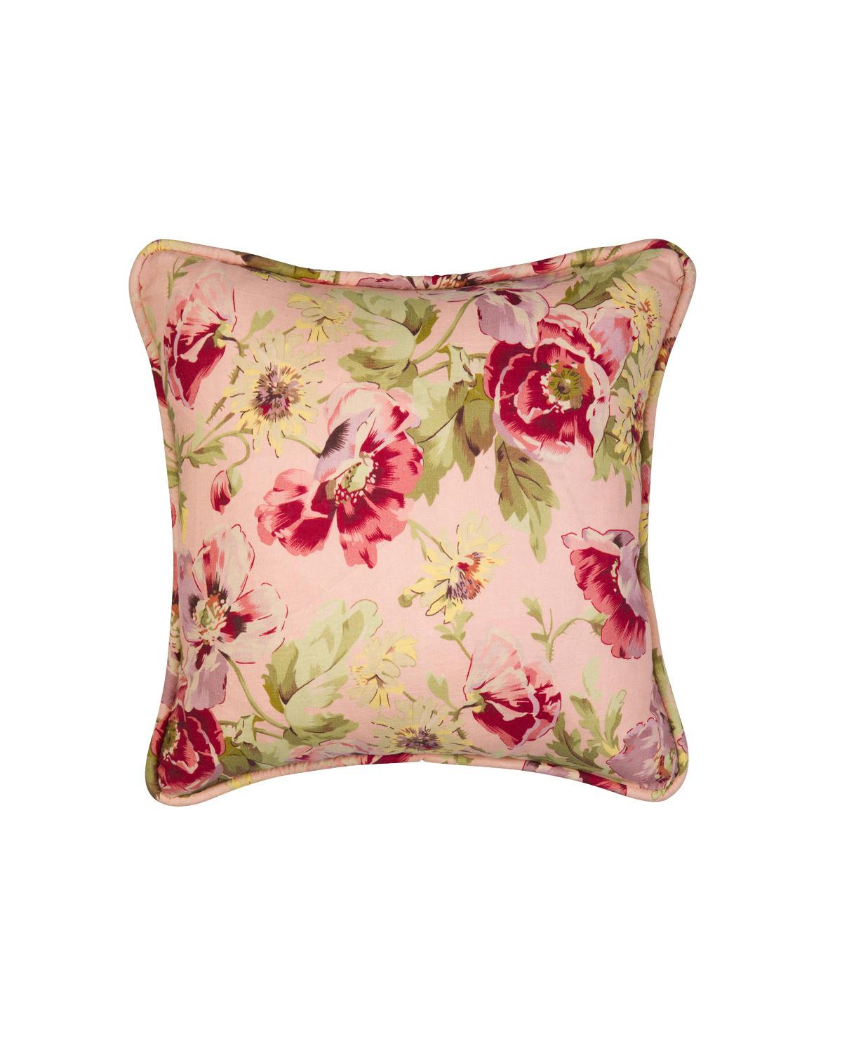 Cushion Cover Linen 60x60 cm, Poppy field. Image #1