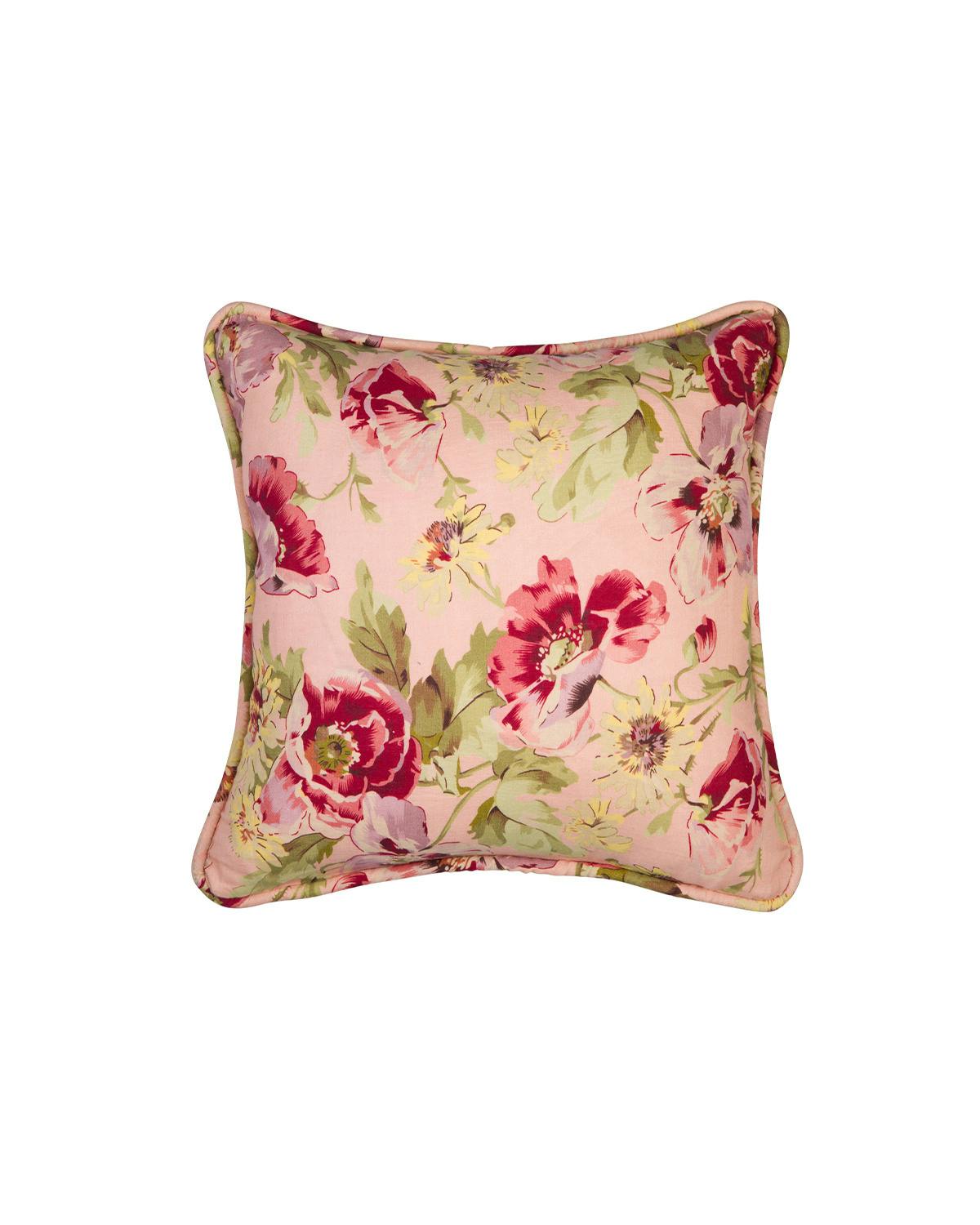 Cushion Cover Linen 50x50 cm, Poppy field. Image #2
