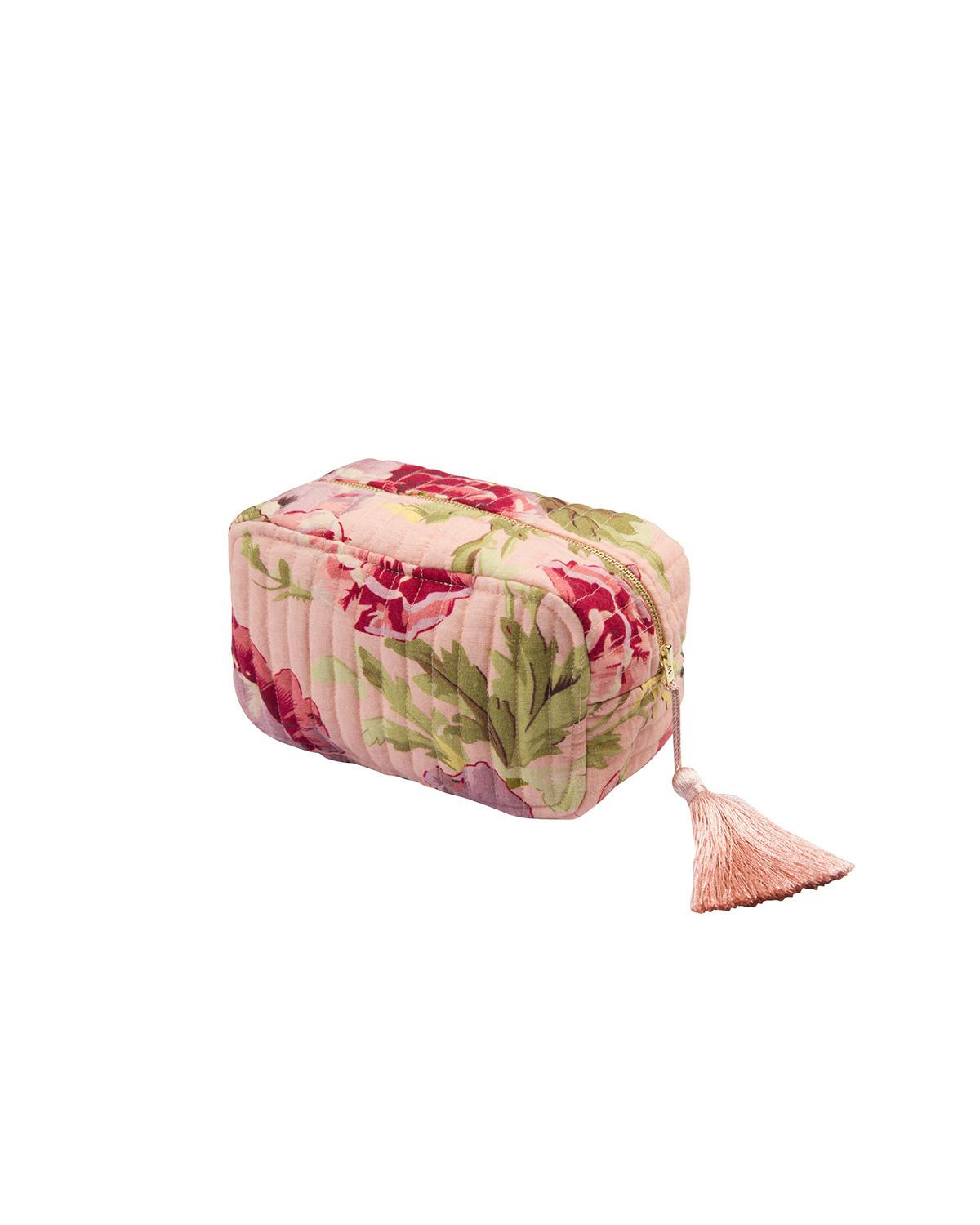 Cosmetic Bag Linen, Poppy field. Image #1