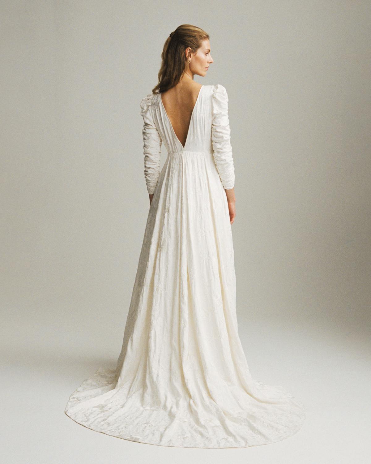 The Embroidered Gown, Vintage White. Image #2