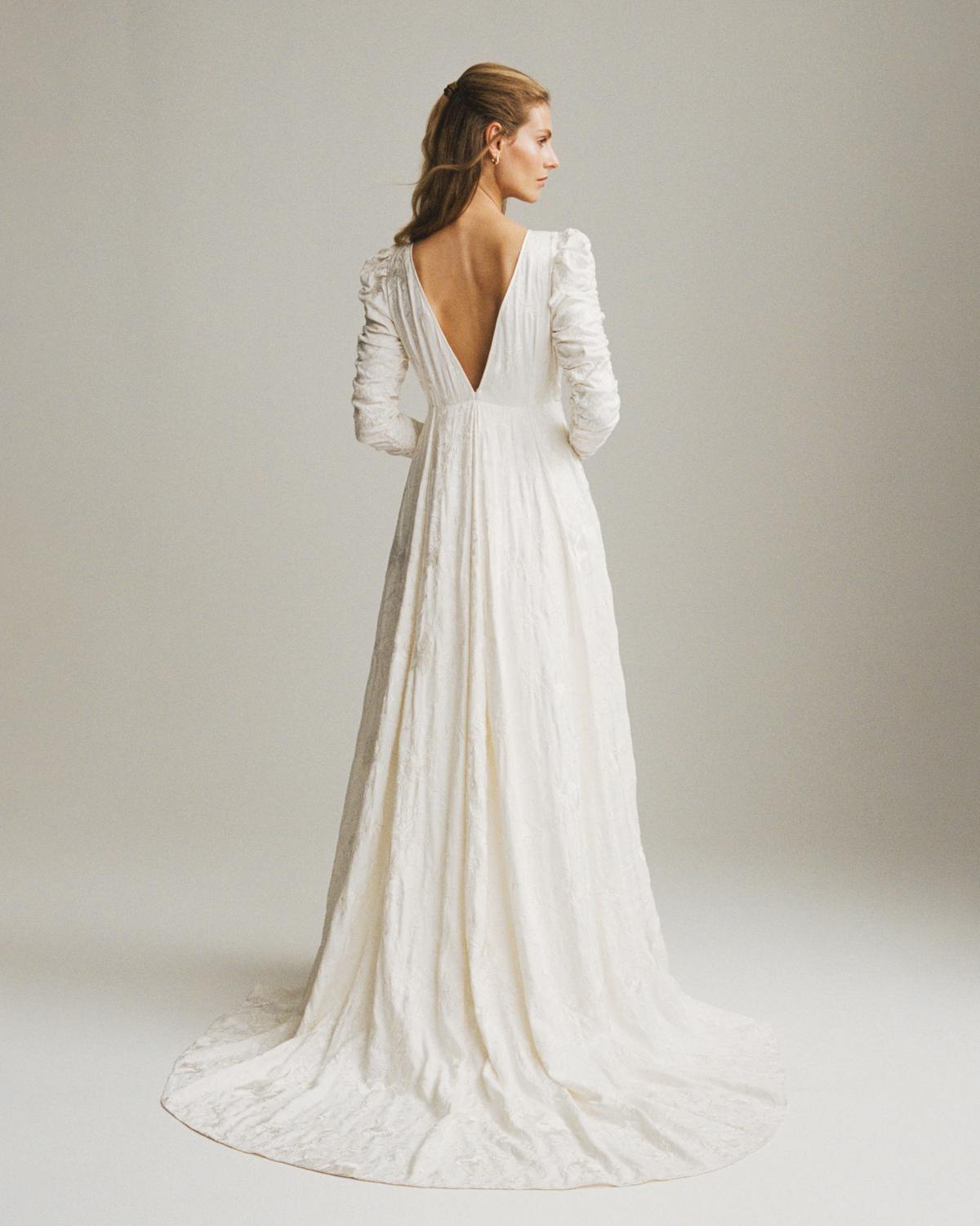 The Embroidered Gown, Vintage White. Image #1