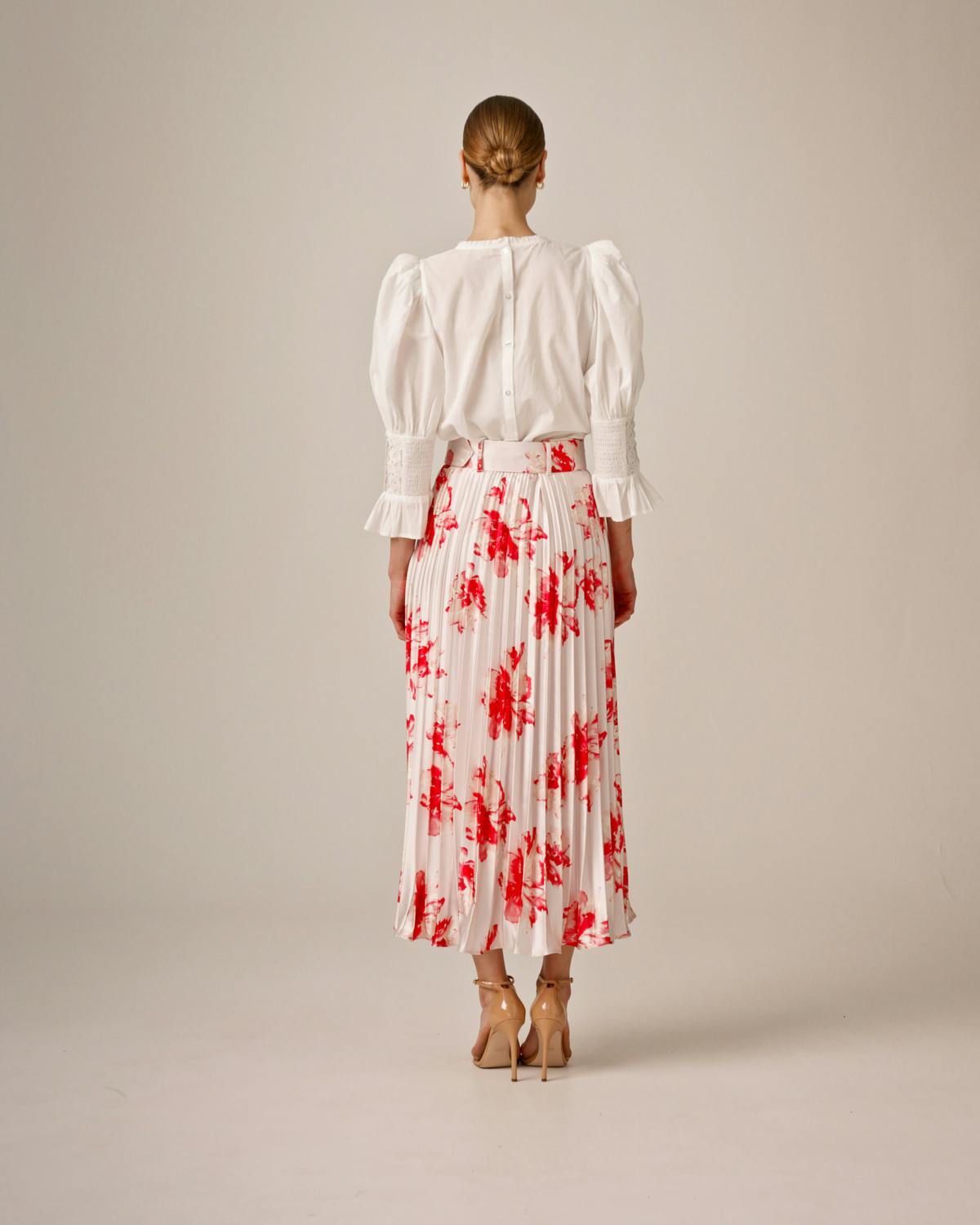Broderie Anglaise Blouse, White. Image #4