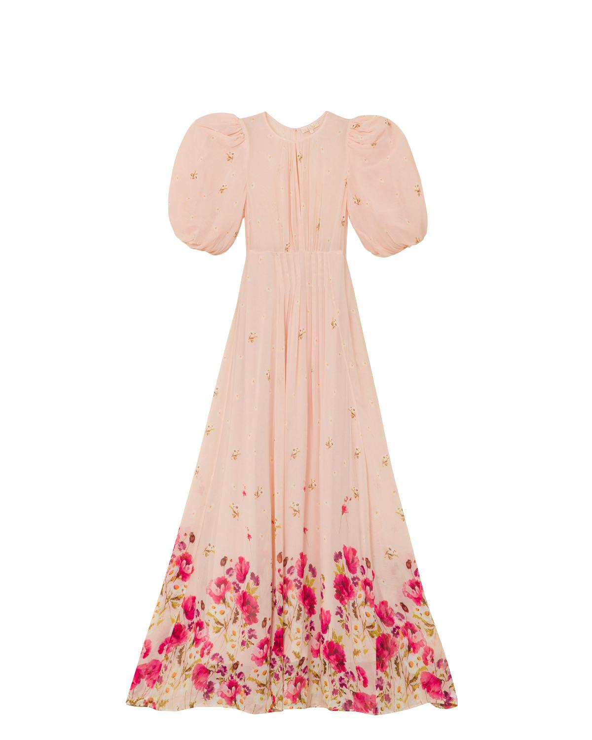 Georgette Tieband Gown, Wild Flowers. Image #6