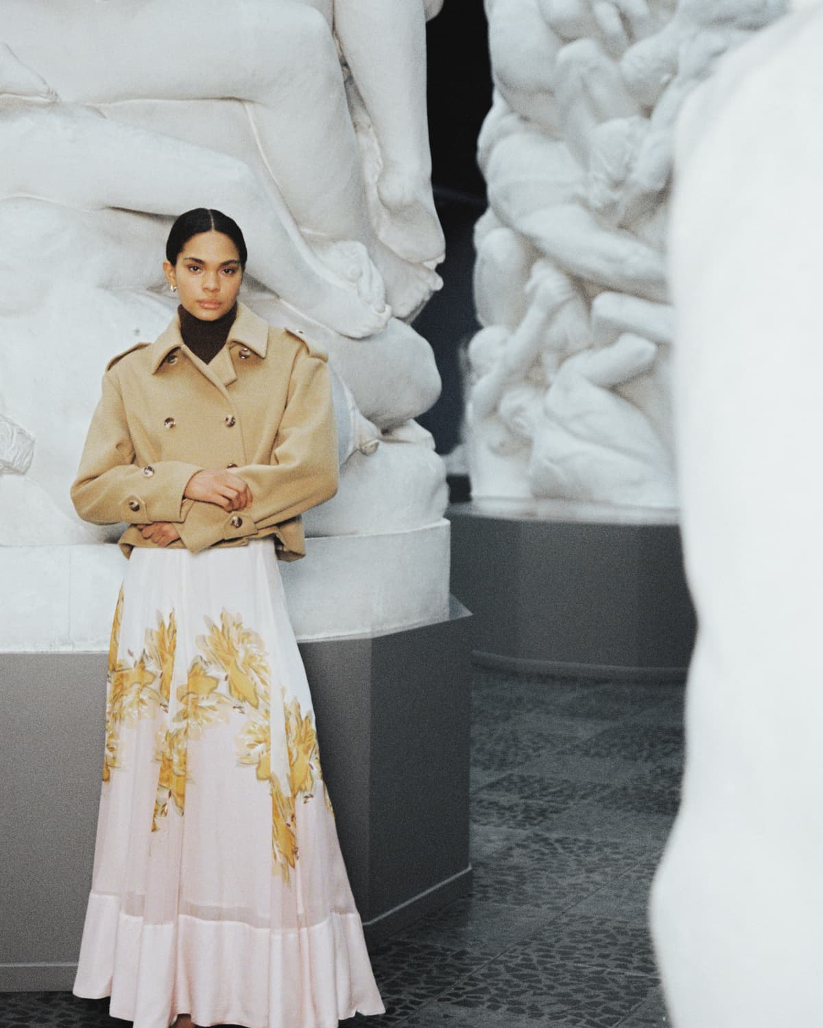 Tailored Caban Jacket, Camel. Image #1