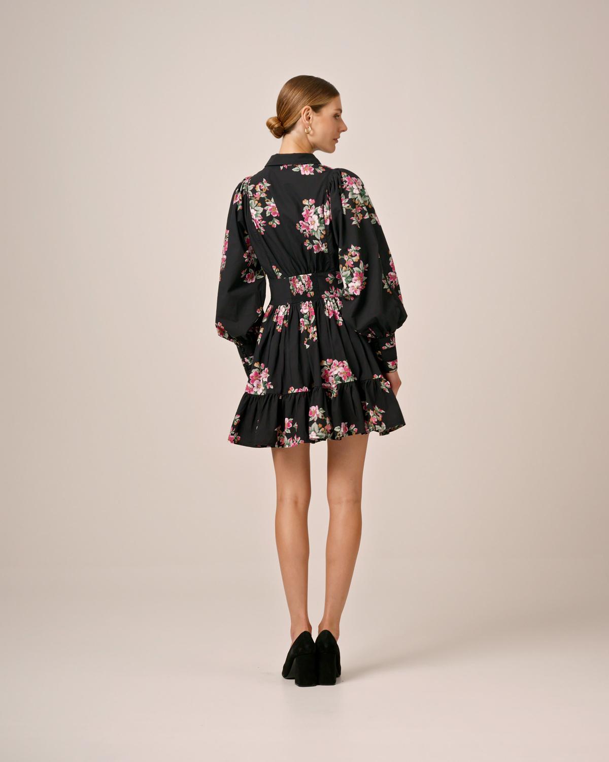 Poplin Mini Dress, Apple Blossom. Image #3