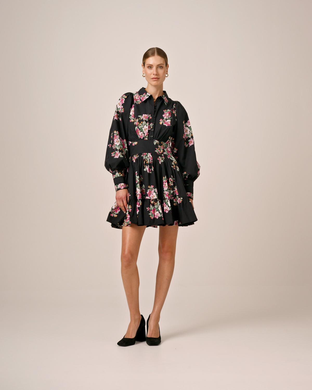 Poplin Mini Dress, Apple Blossom. Image #2