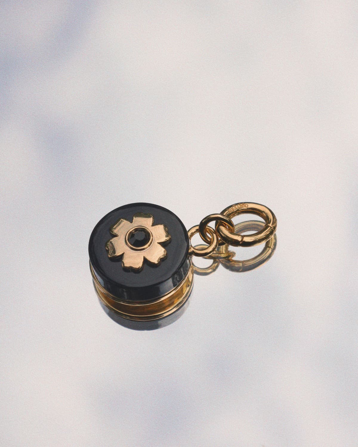 The Black Flower Charm, Black. Image #4