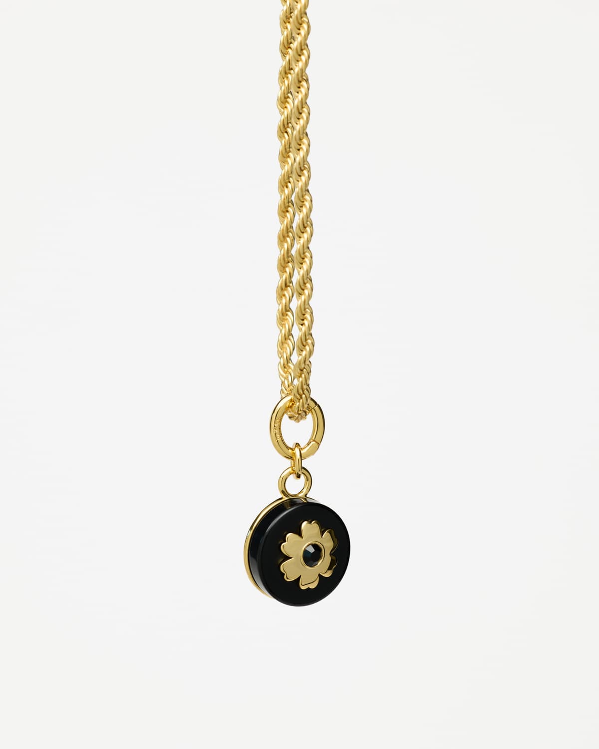 The Black Flower Charm, Black. Image #3