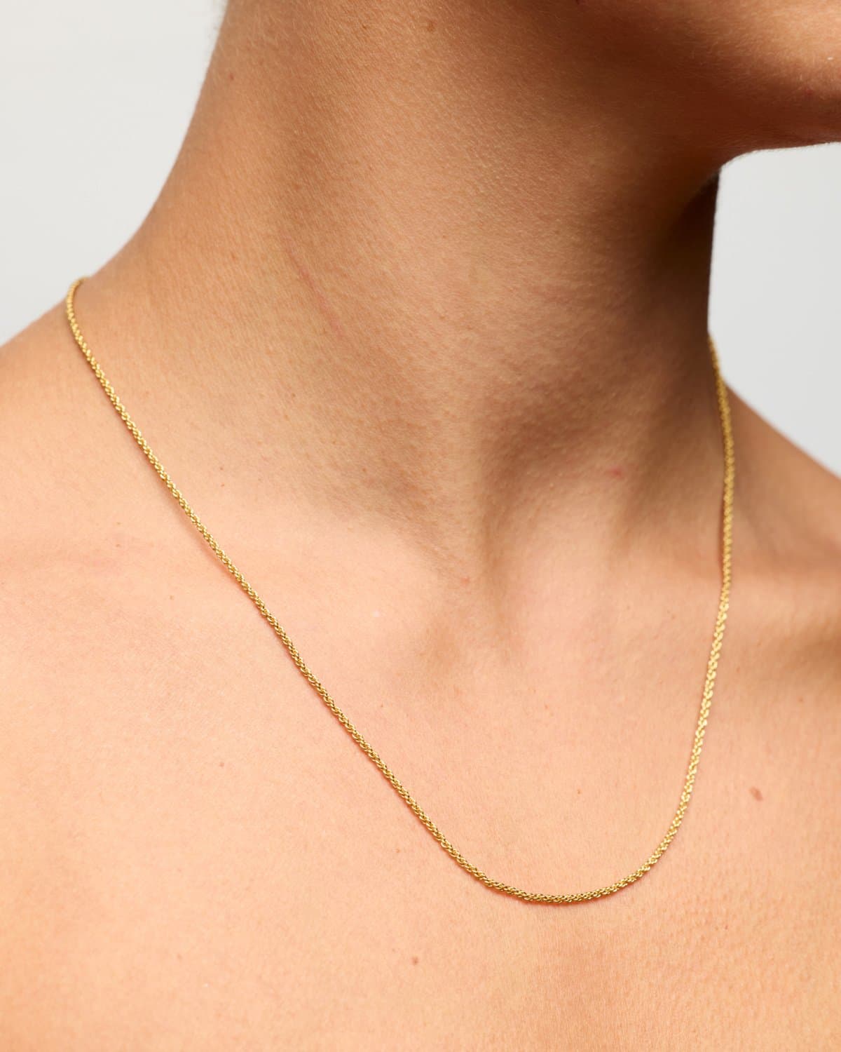 The Thin Necklace, Gold. Image #2