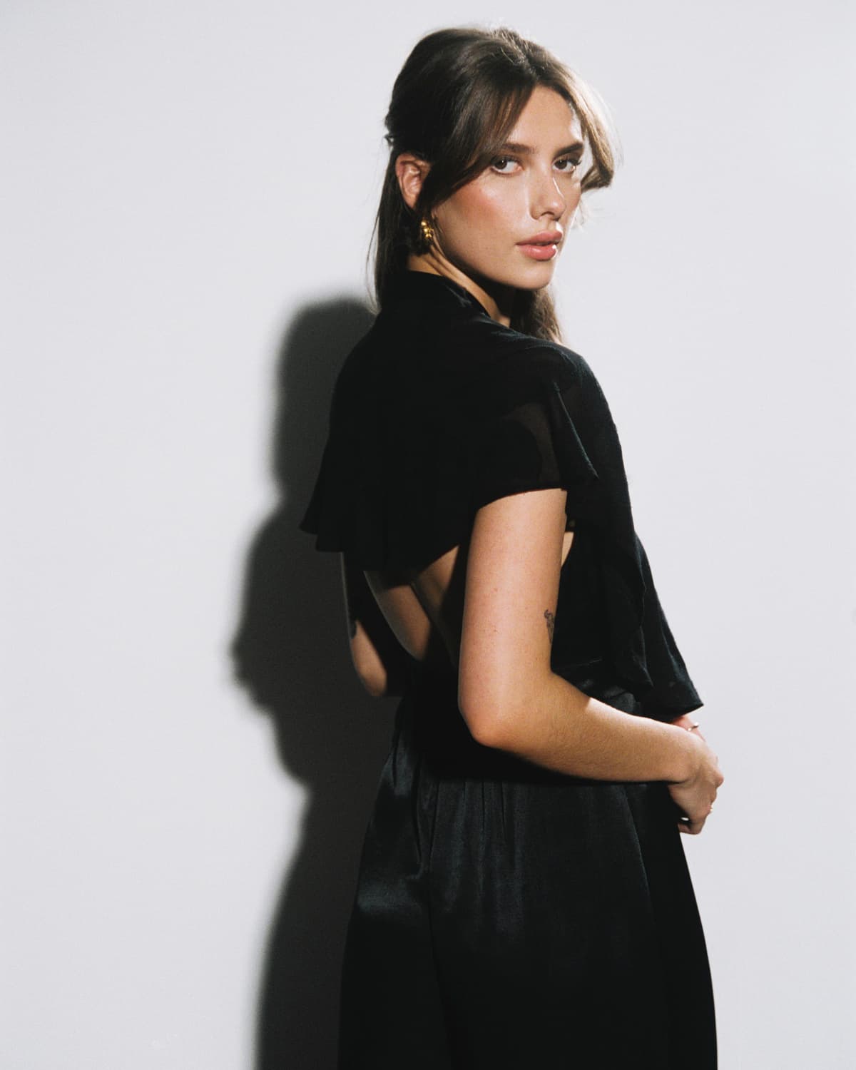 Jacquard Jumpsuit, Black. Image #2