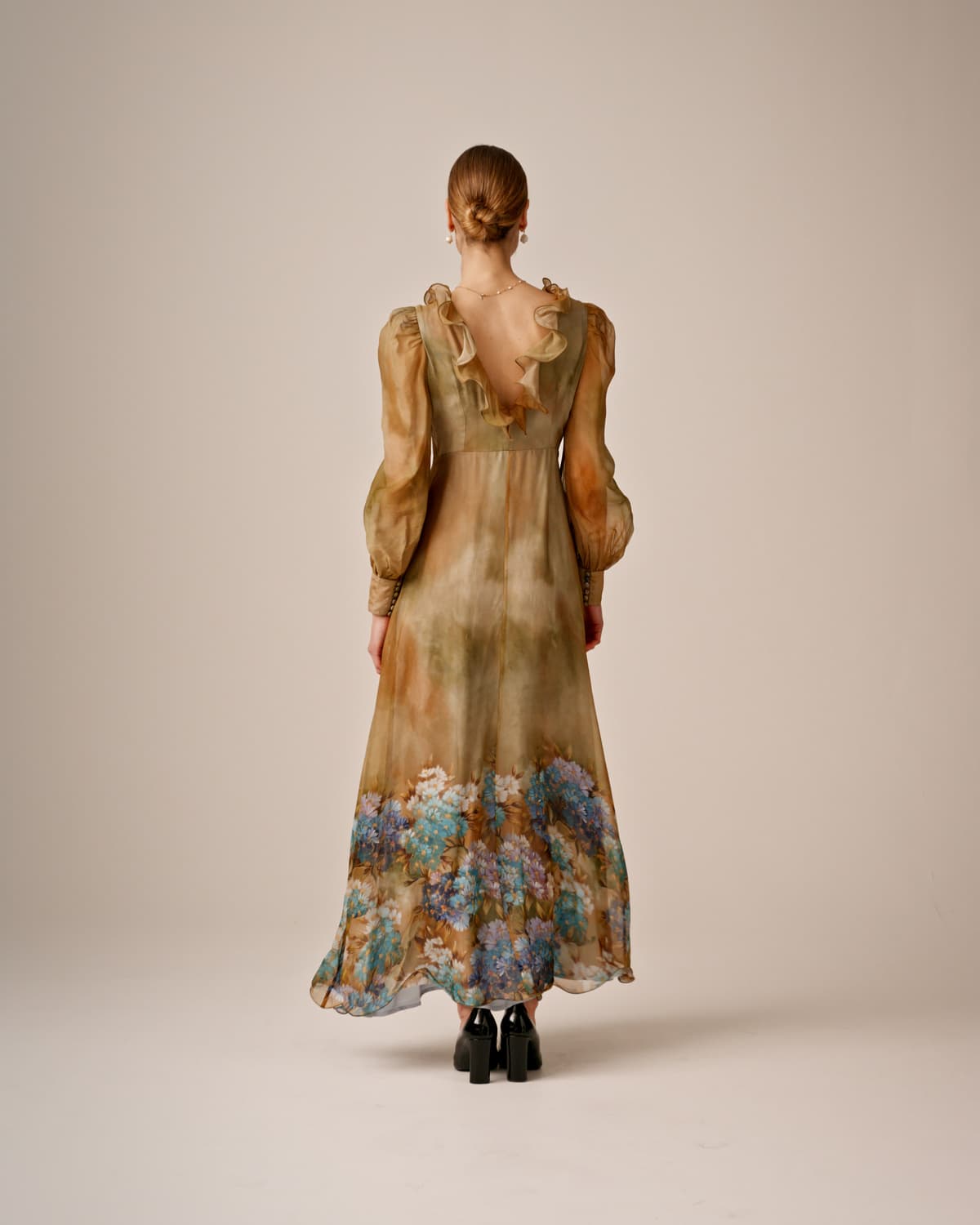 Organza Gown, Forest Flower. Image #5