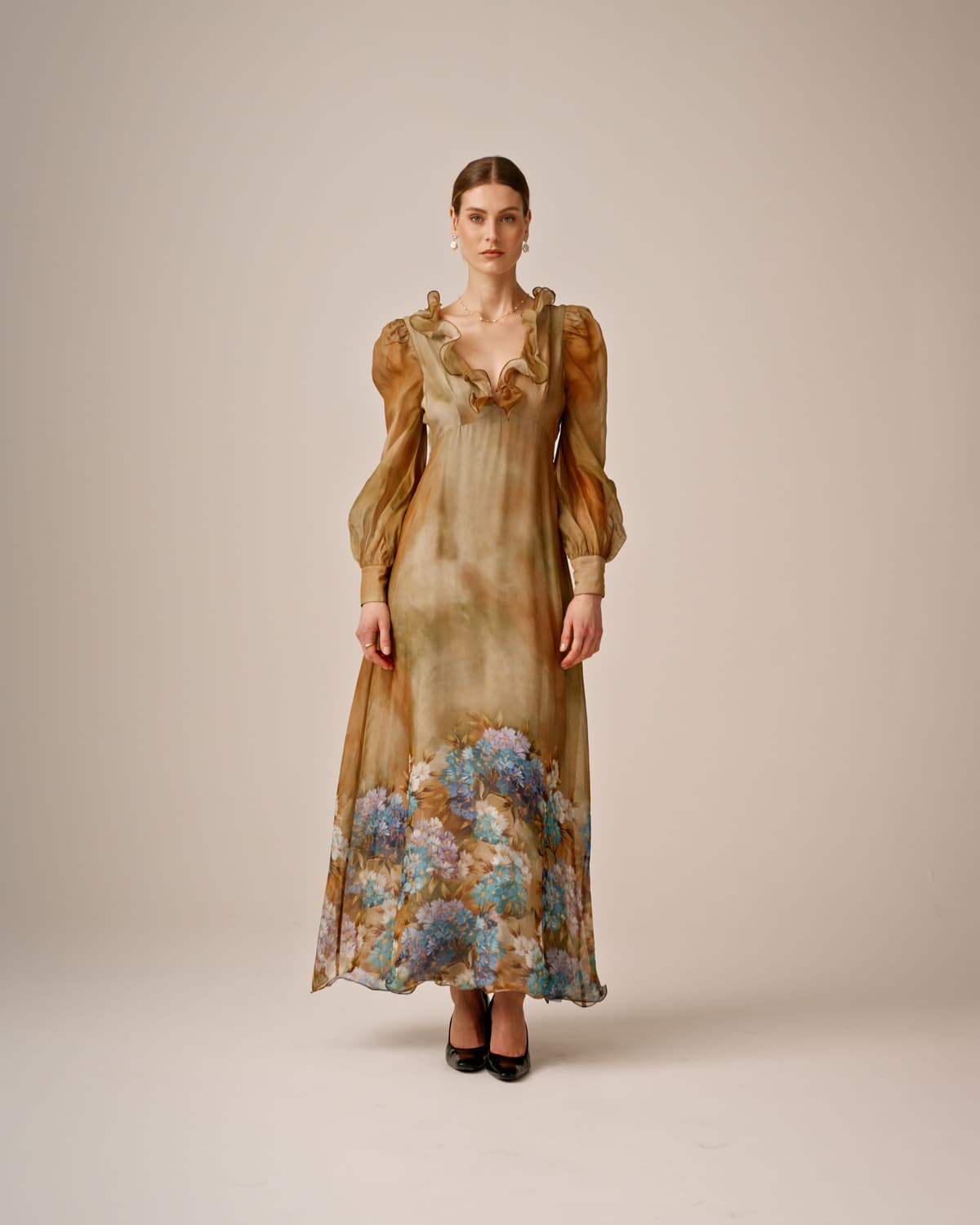 Organza Gown, Forest Flower. Image #4