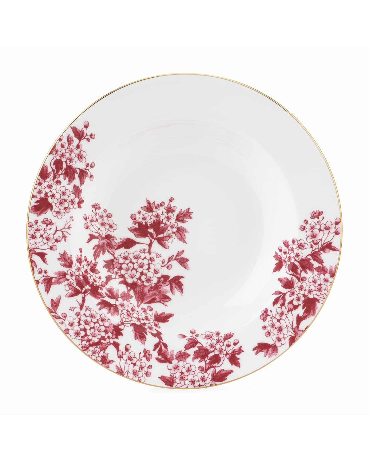 Deep Plate 23cm, Burgundy. Image #1