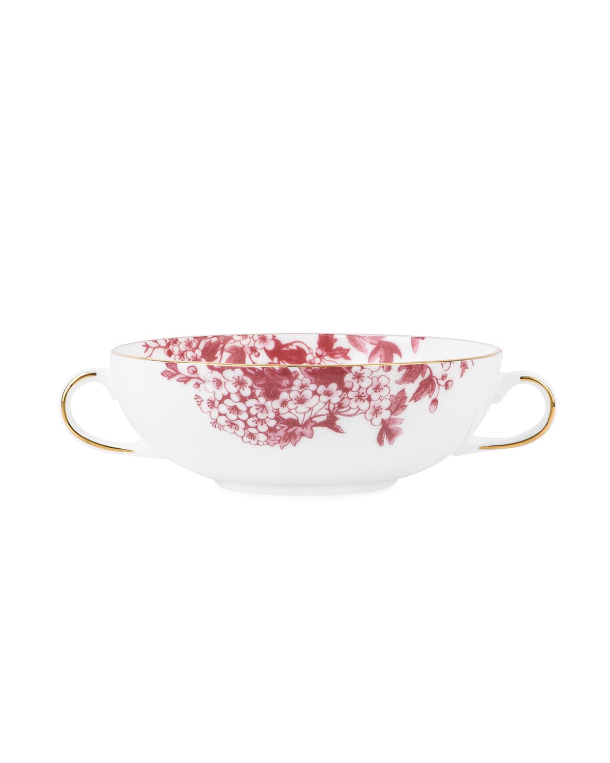 Soup Bowl, Burgundy. Image #1