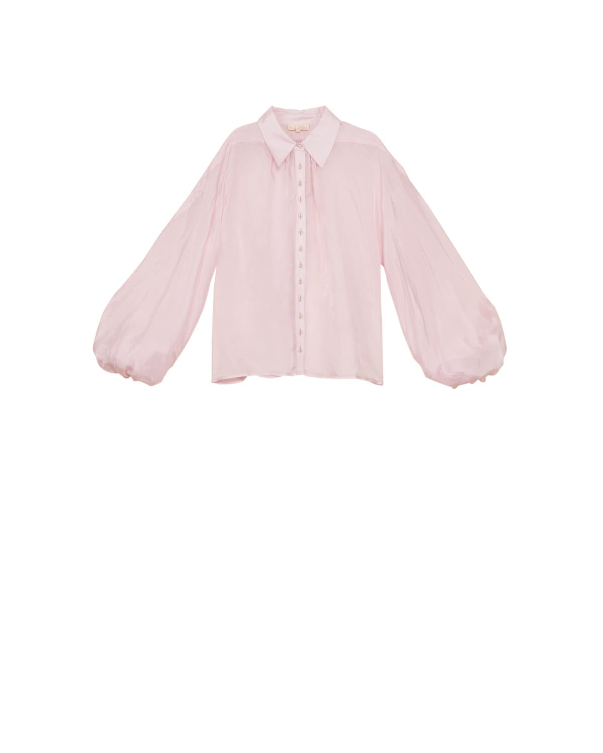 Cupro Shirt, Blush. Image #7