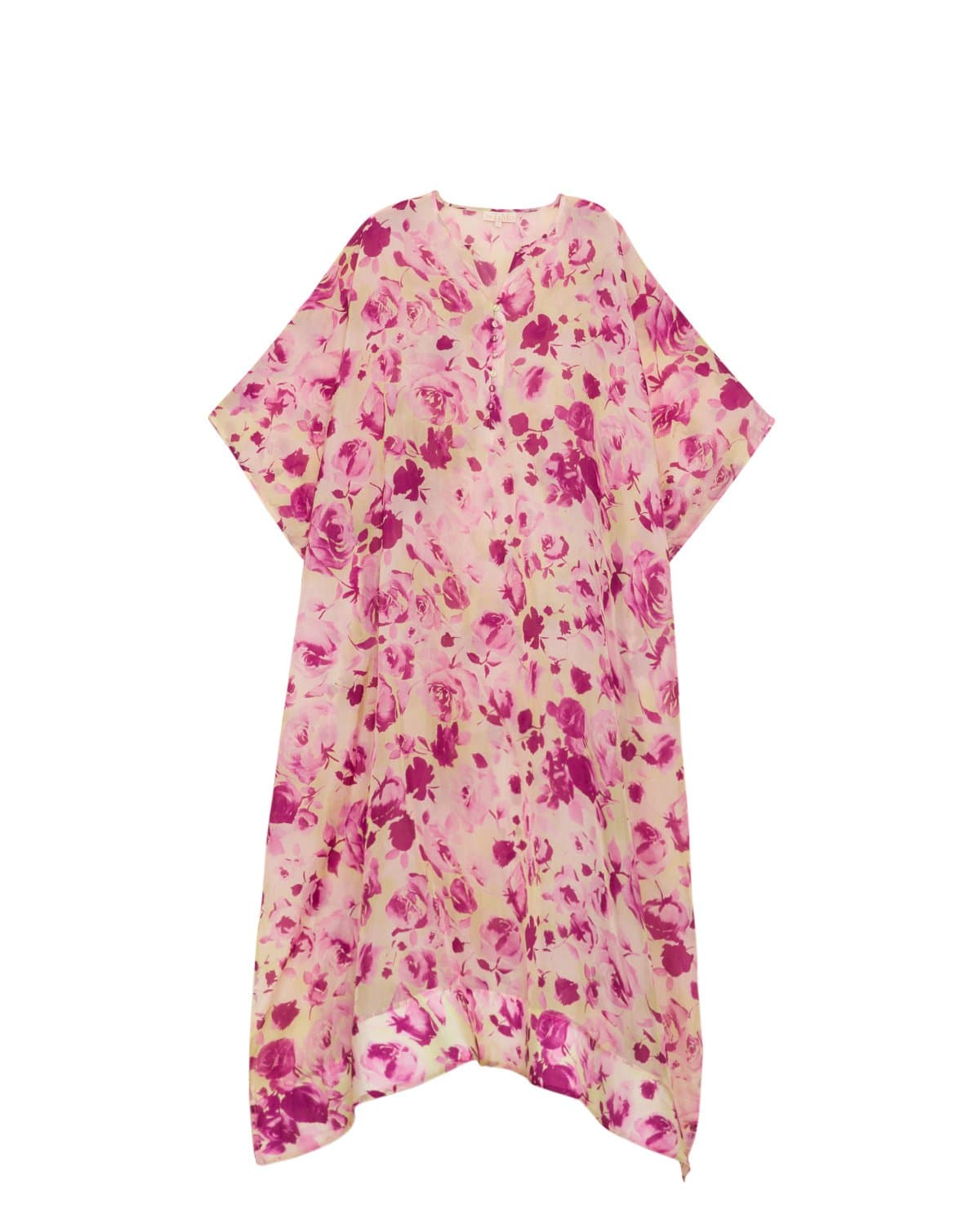 Cupro Kaftan, Rose Bed. Image #2