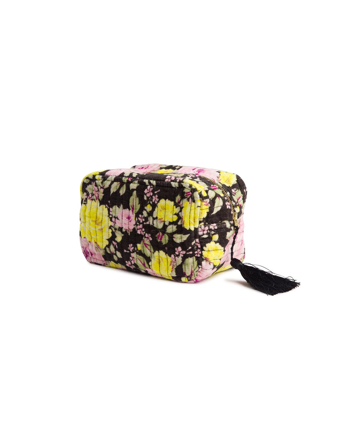 Cosmetic Bag Velvet, Evening Flowers. Image #1