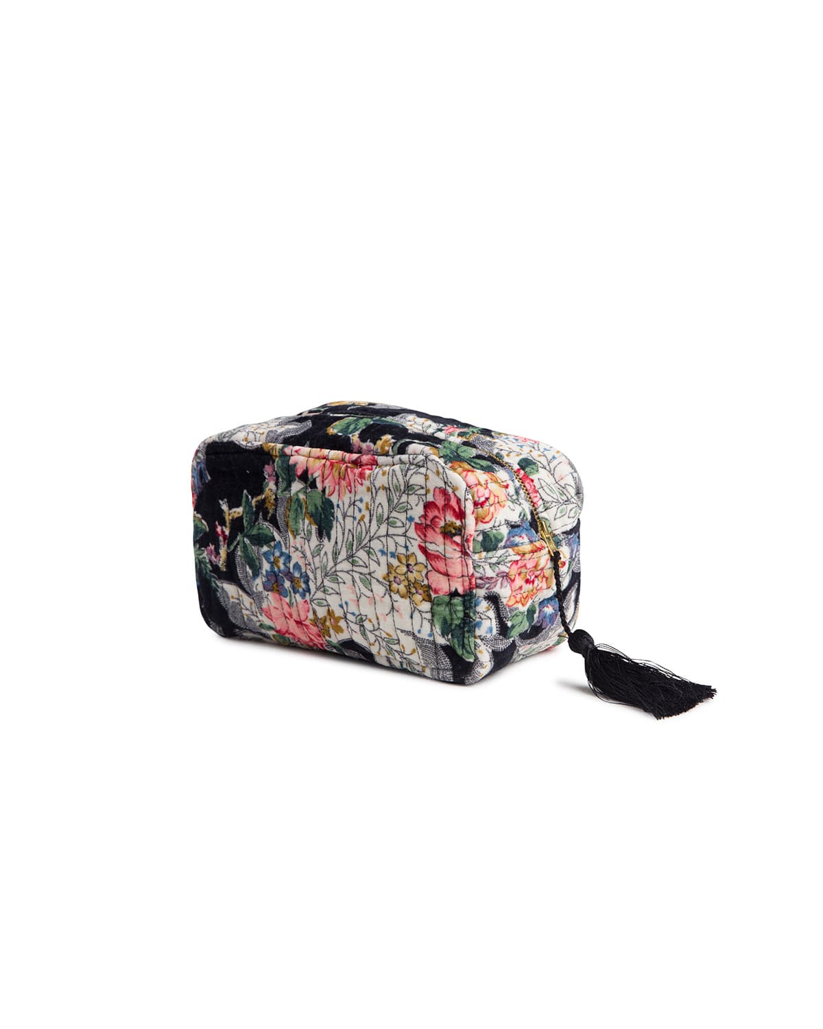 Cosmetic Bag Velvet, Dark Blossom. Image #1