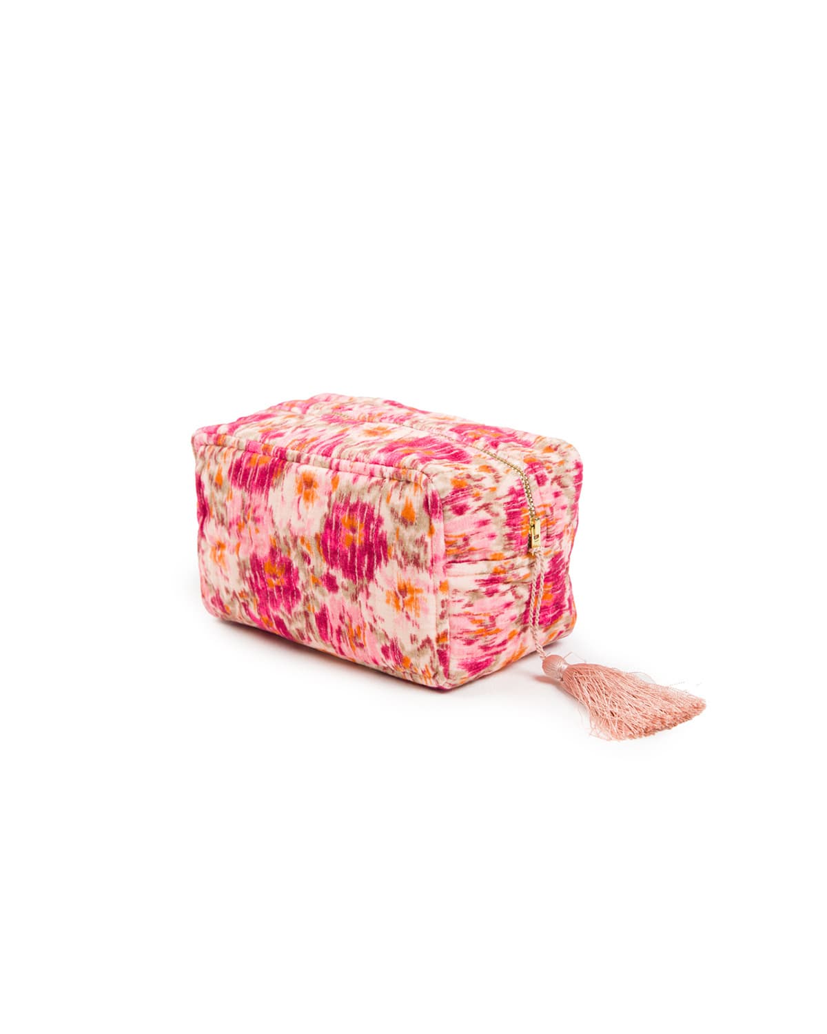 Cosmetic Bag Velvet, Brushed Blossoms. Image #1