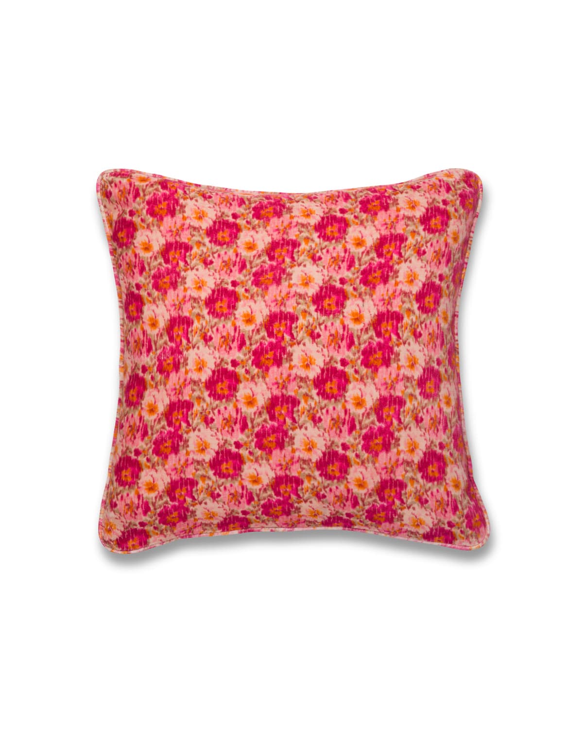 Cushion Cover Velvet 60x60 cm, Brushed Blossoms. Image #2