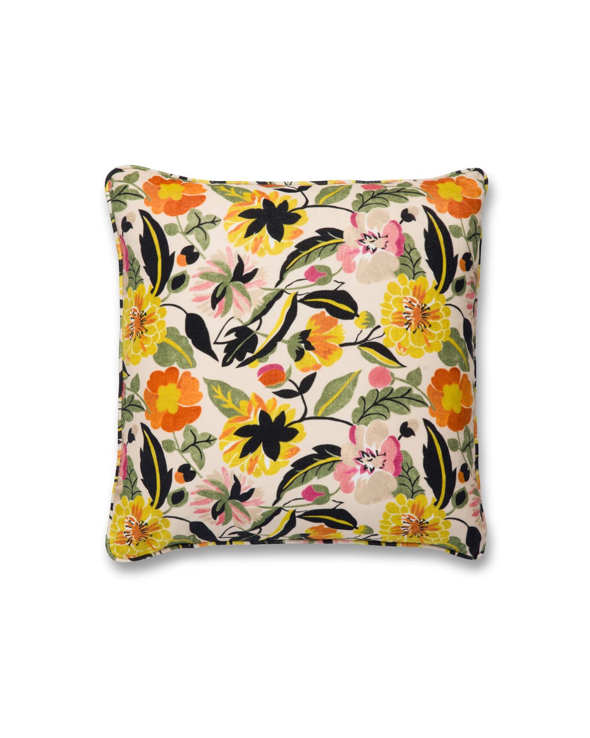 Cushion Cover Velvet 60x60 cm, Blooming. Image #2