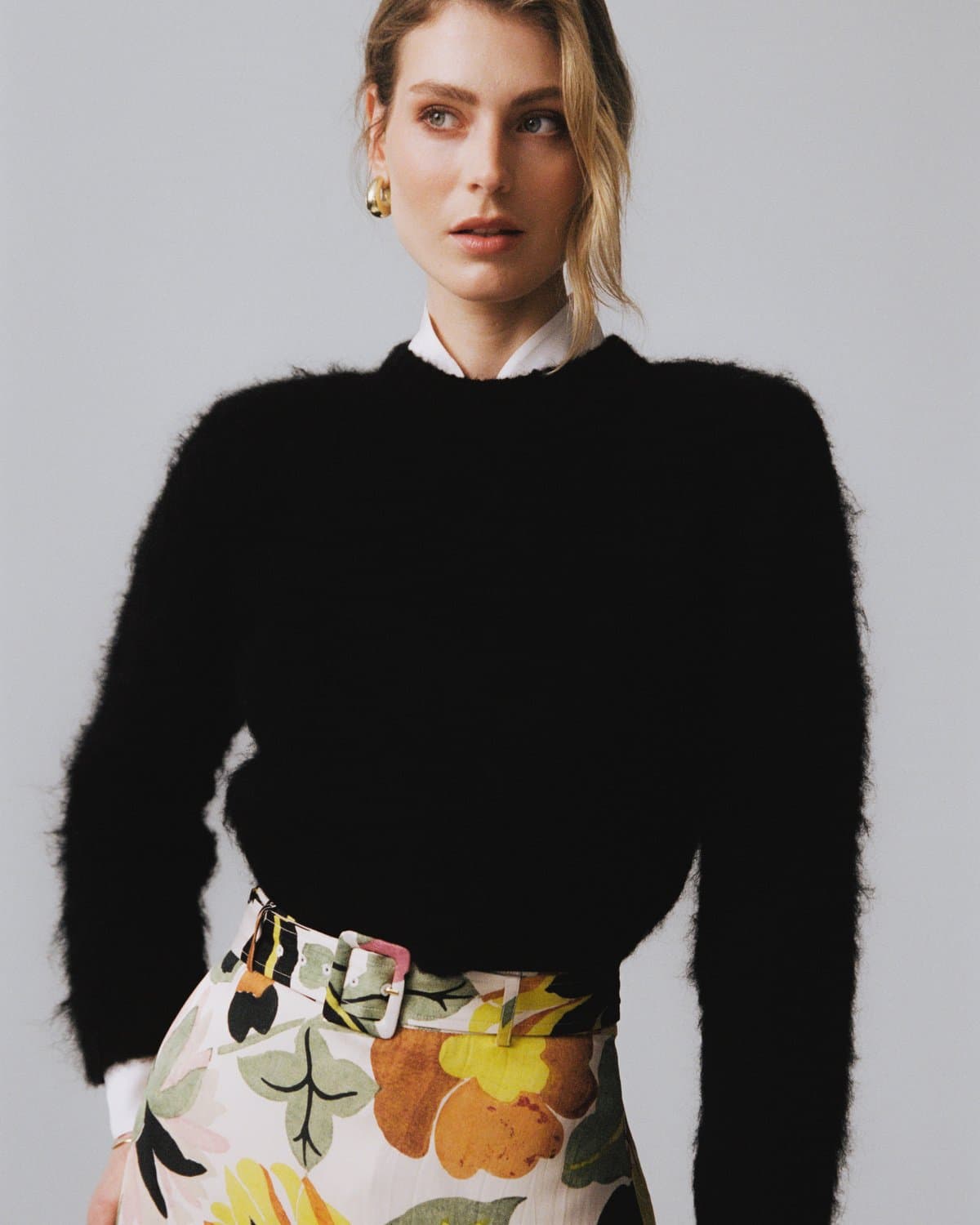 Knit Top, Black. Image #1