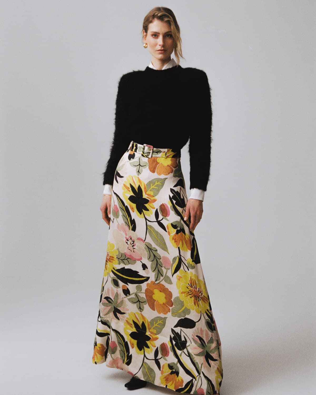 Knit Top, Black. Image #2