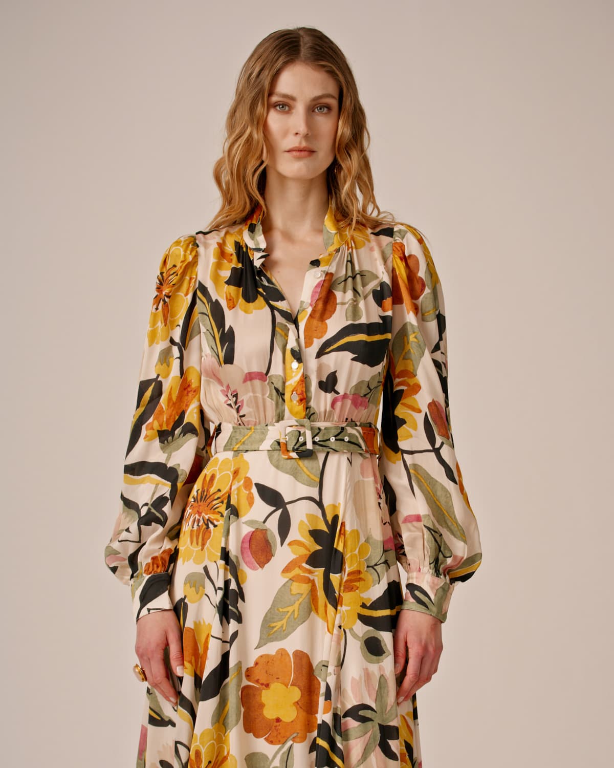 Organza Maxi Dress, Spring Bloom. Image #3