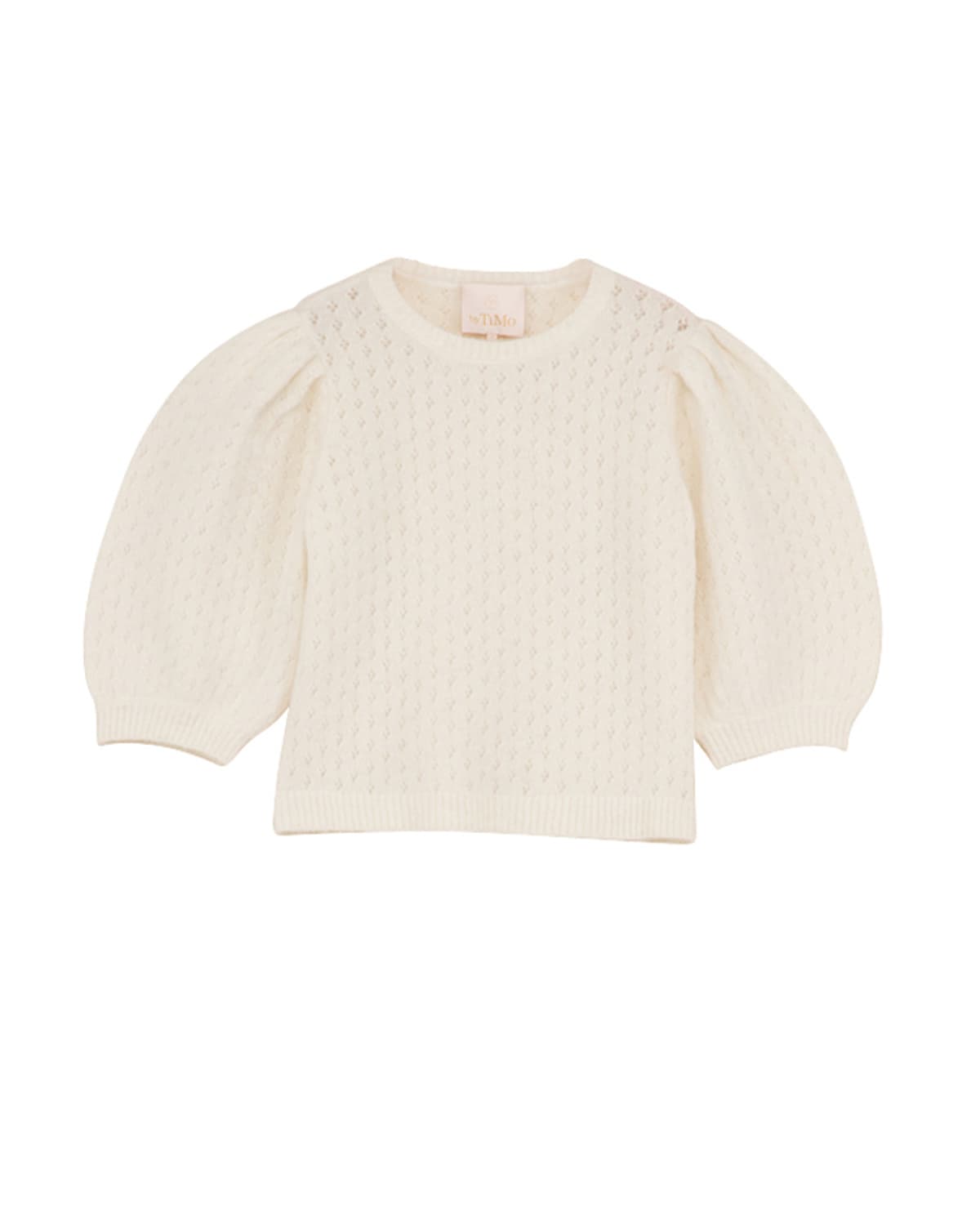 Knit Top, Off White. Image #3