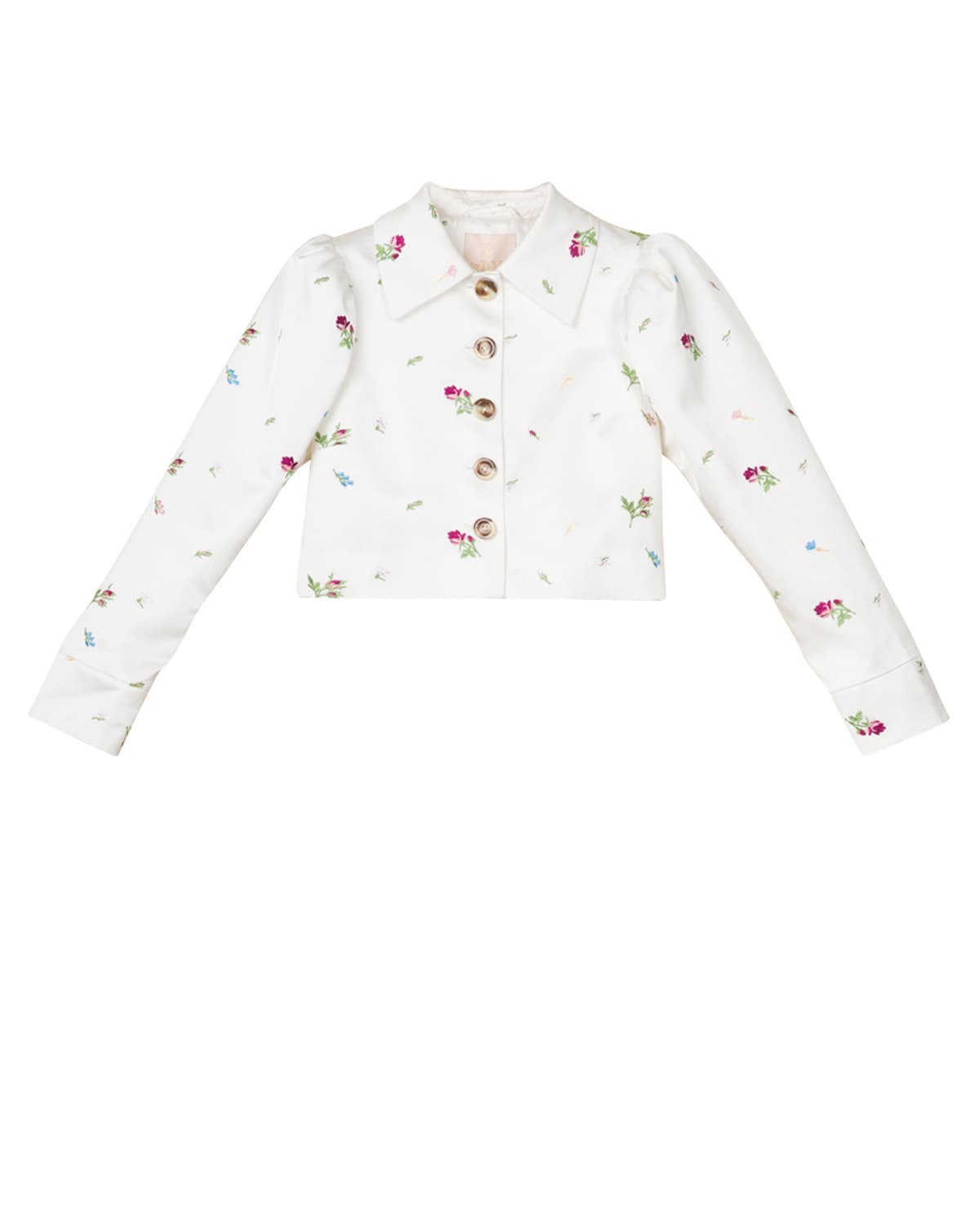 Tailored Satin Jacket, Summer Embroidery. Image #6
