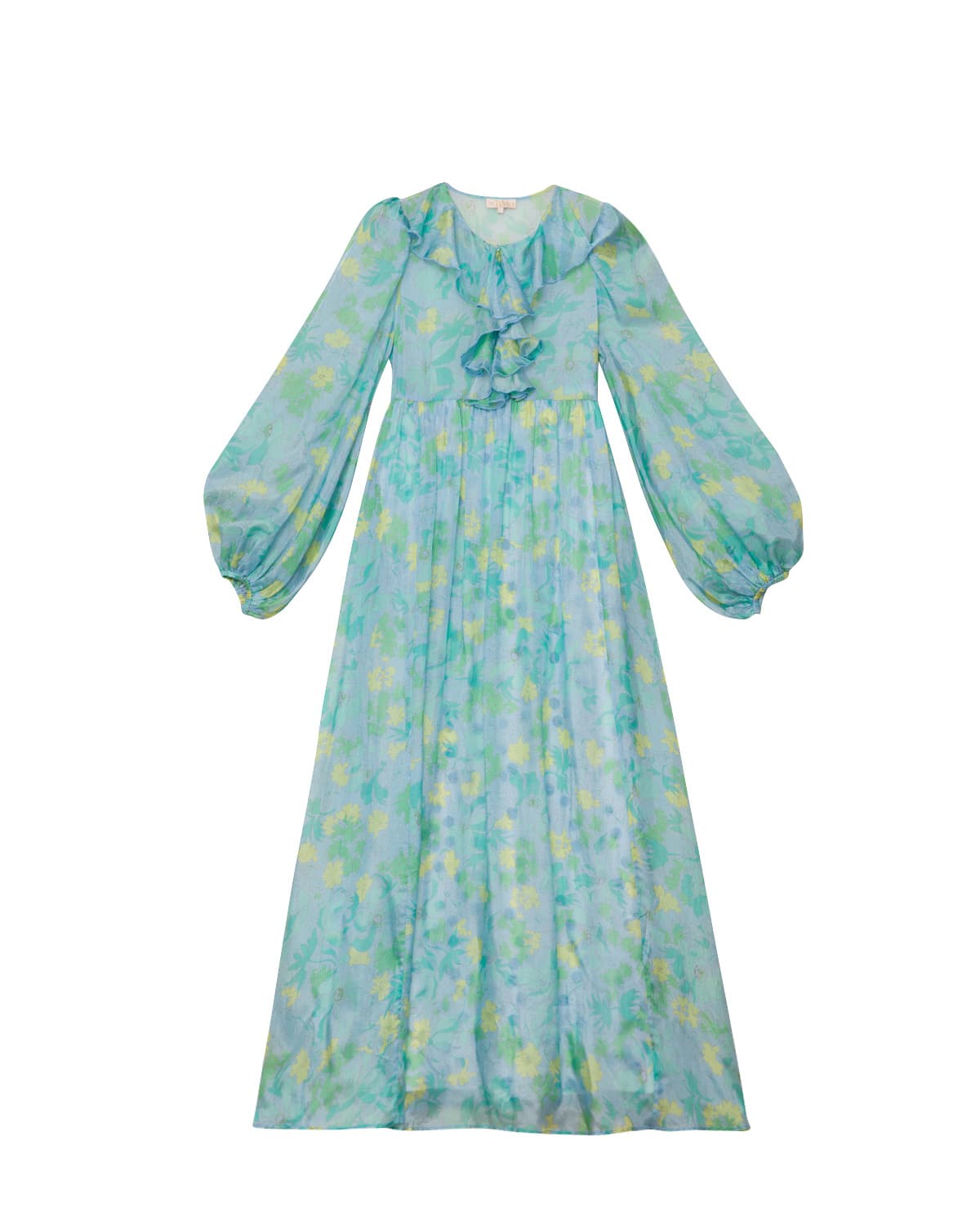 Cupro Relaxed Dress, Anemone Field. Image #4