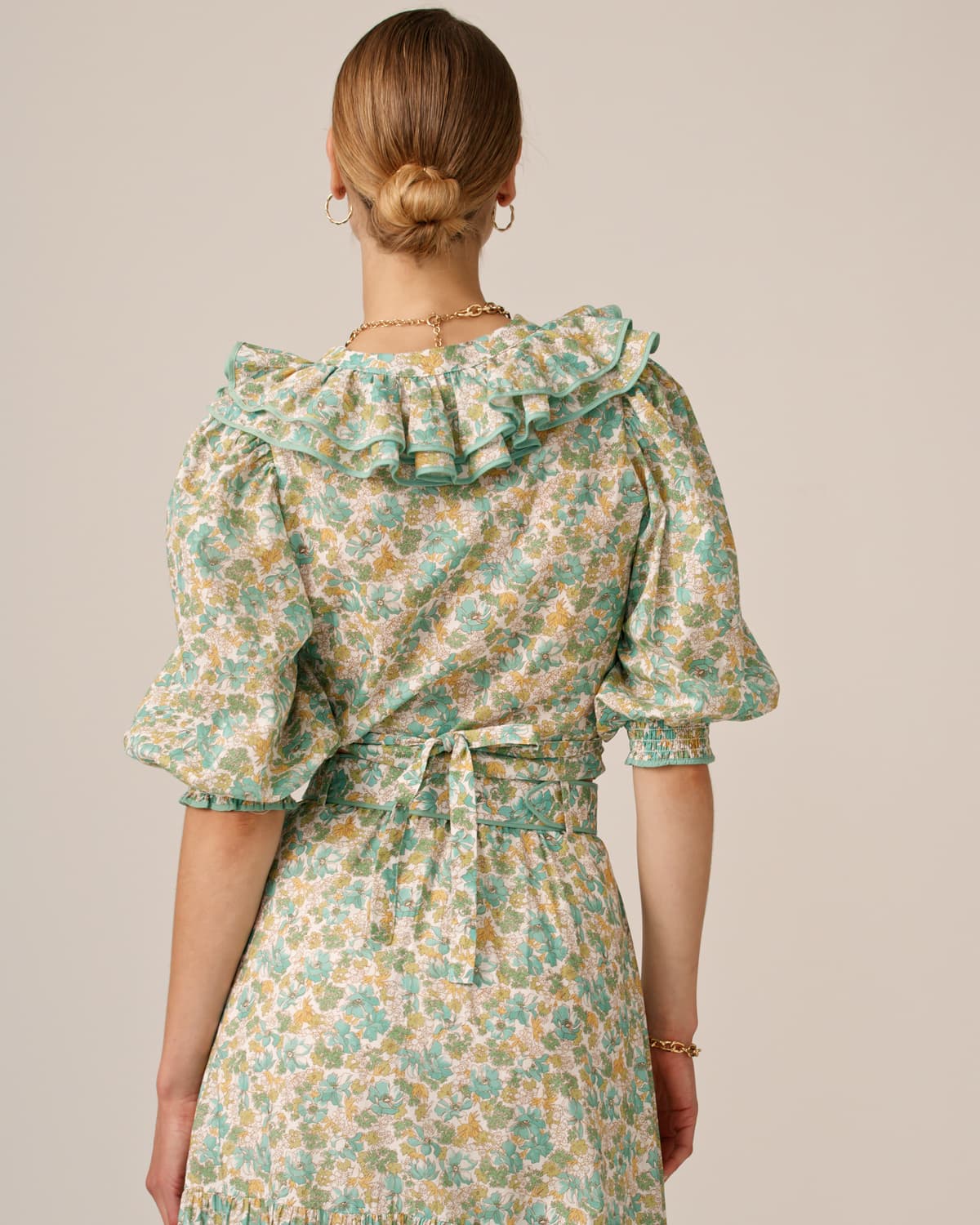 Cotton Party Top, Anemone. Image #4