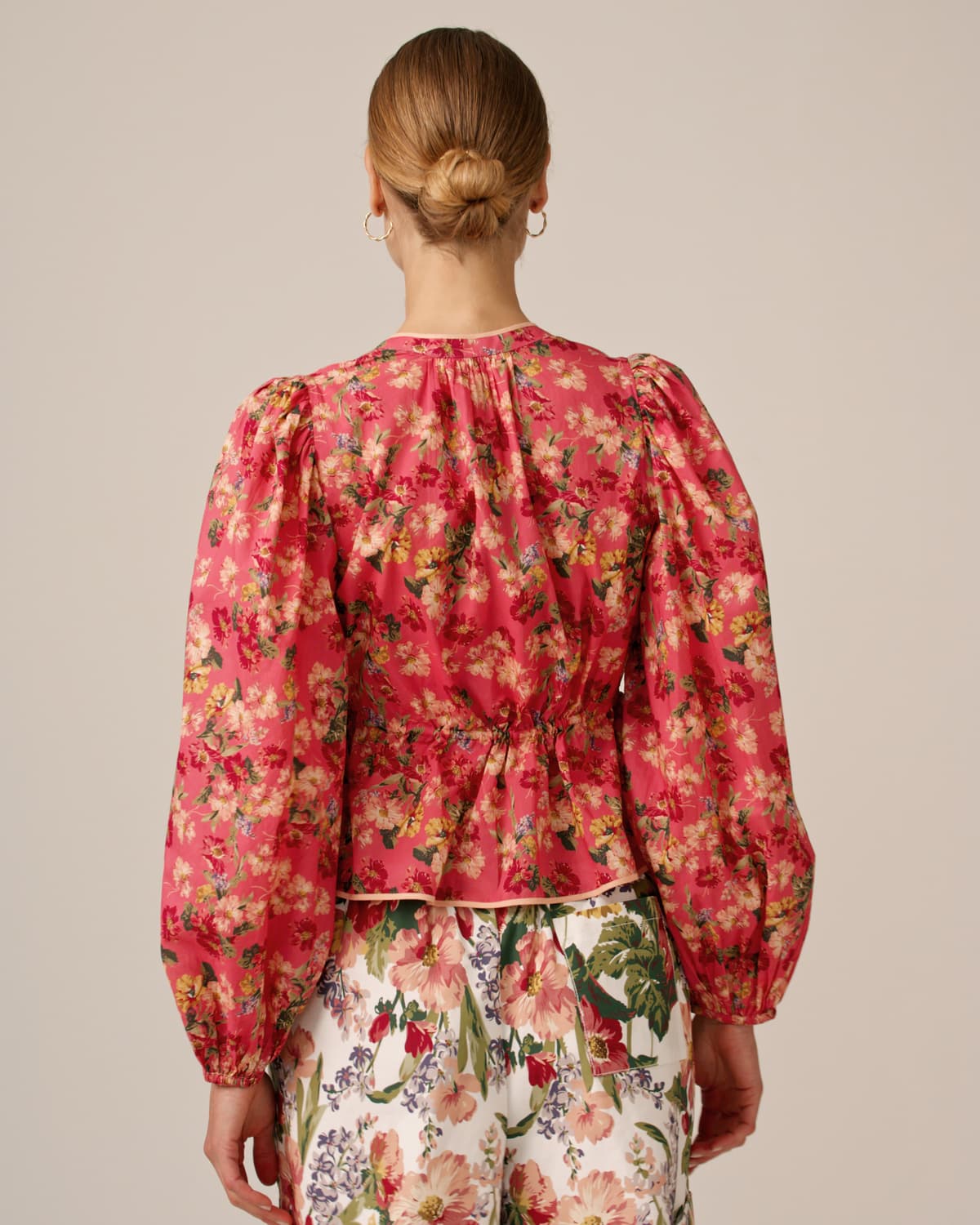 Cotton Party Blouse, Crush. Image #3