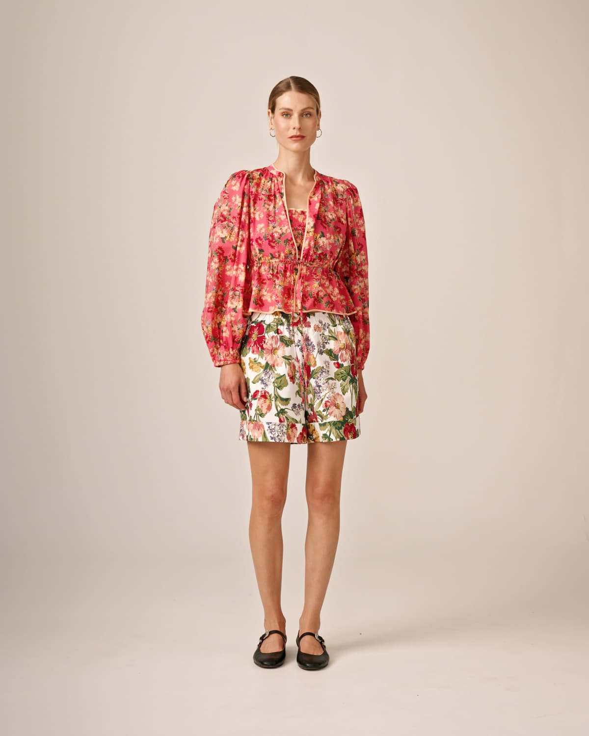 Cotton Party Blouse, Crush. Image #2