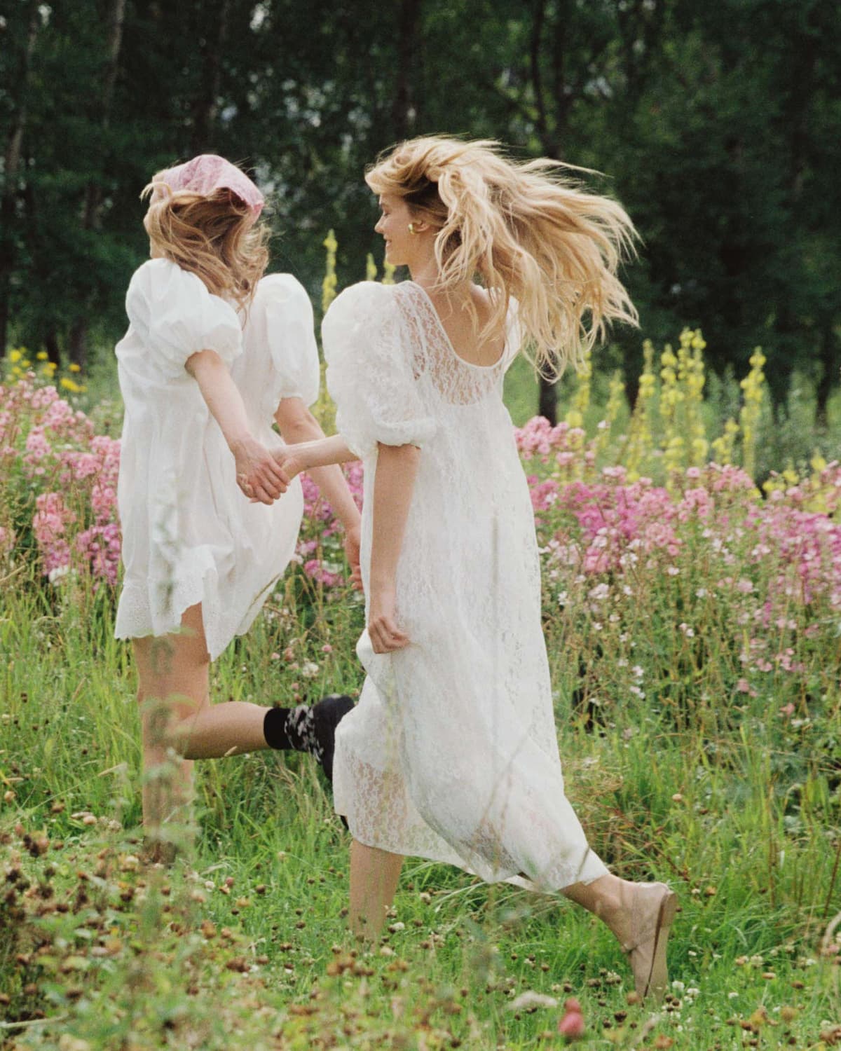 Cotton Slub Shift Dress, White. Image #1