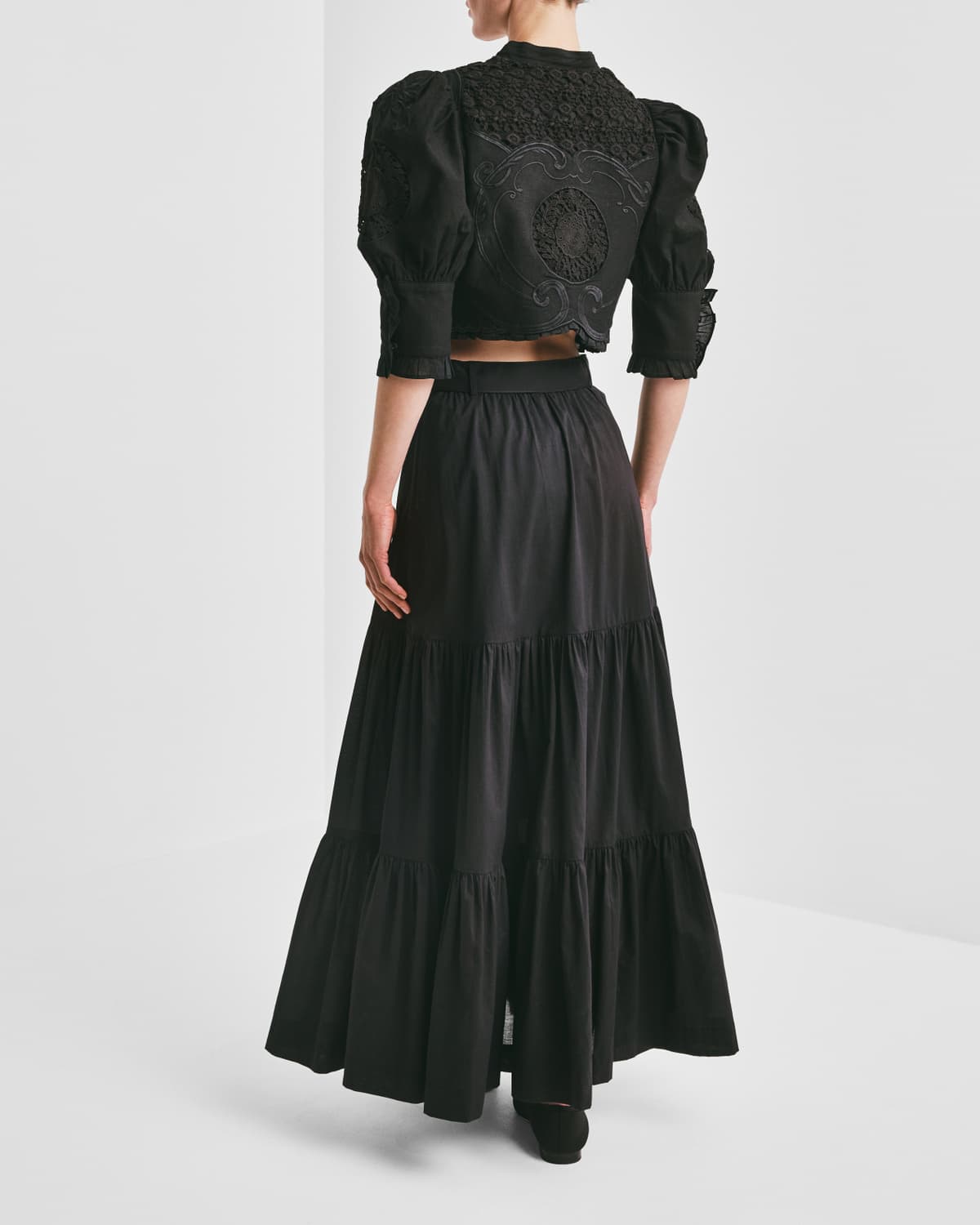 Linen Jacket, Black. Image #4