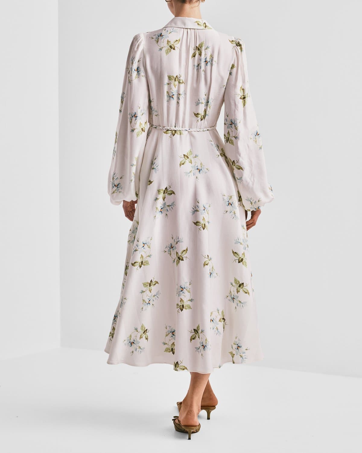 Viscose Shirt Dress, Tea Garden. Image #4
