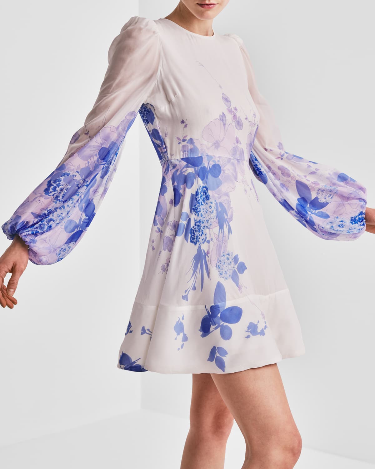 Organza Mini Dress, Skylight. Image #2