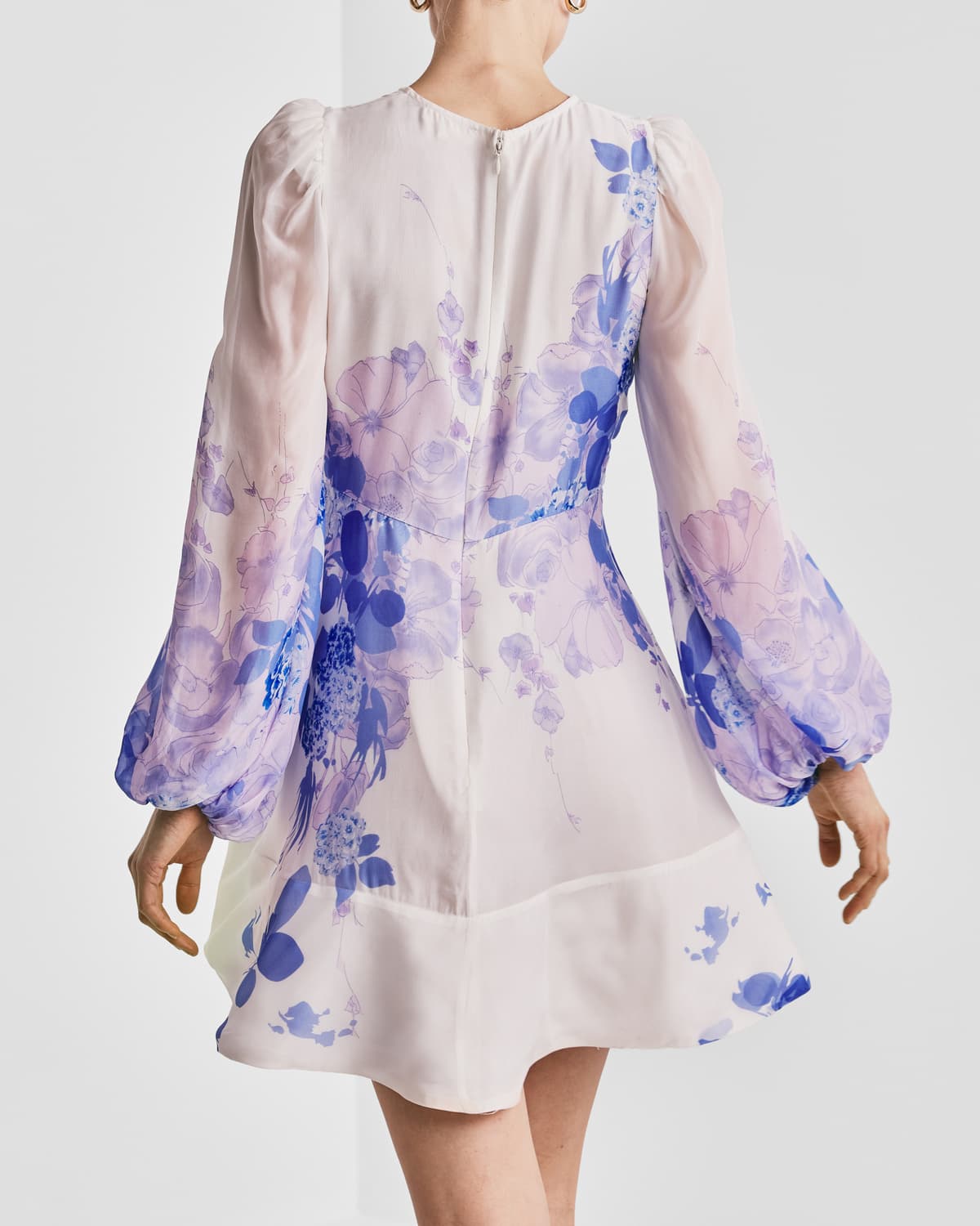 Organza Mini Dress, Skylight. Image #3
