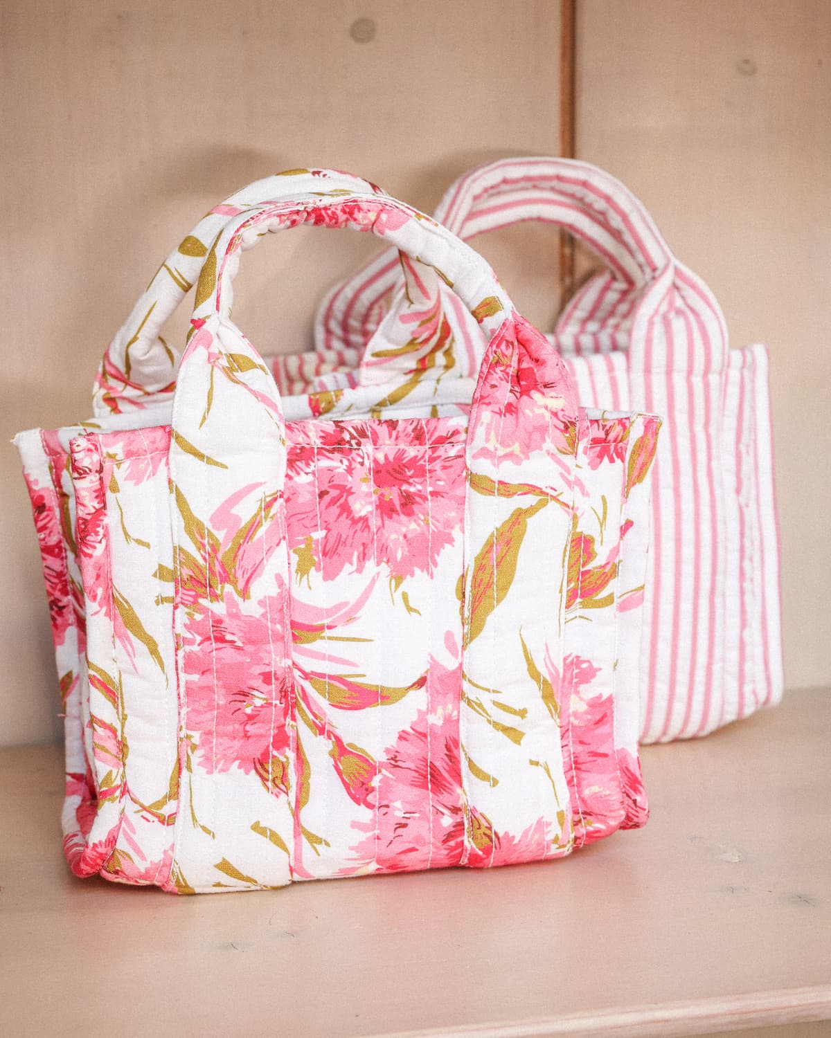 Tote Bag Small, Pink Blossom. Image #2