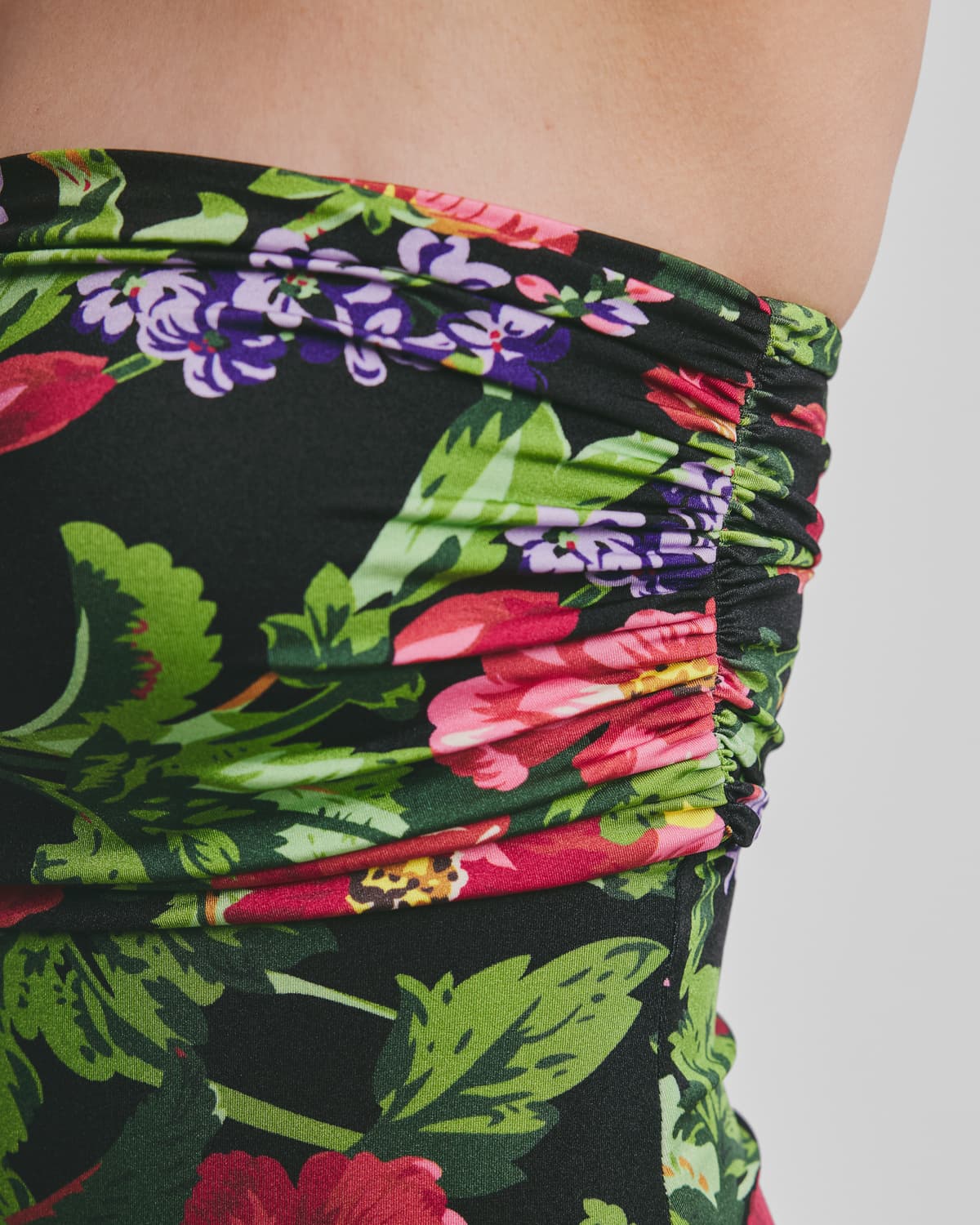 Bandeau Swimsuit, Midnight Bloom. Image #6