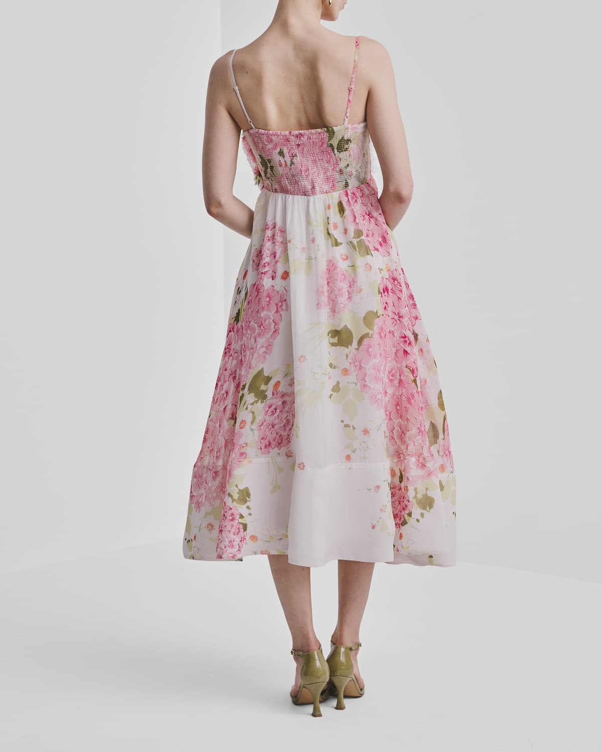 Organza Strap Dress, Cherry Bloom. Image #5