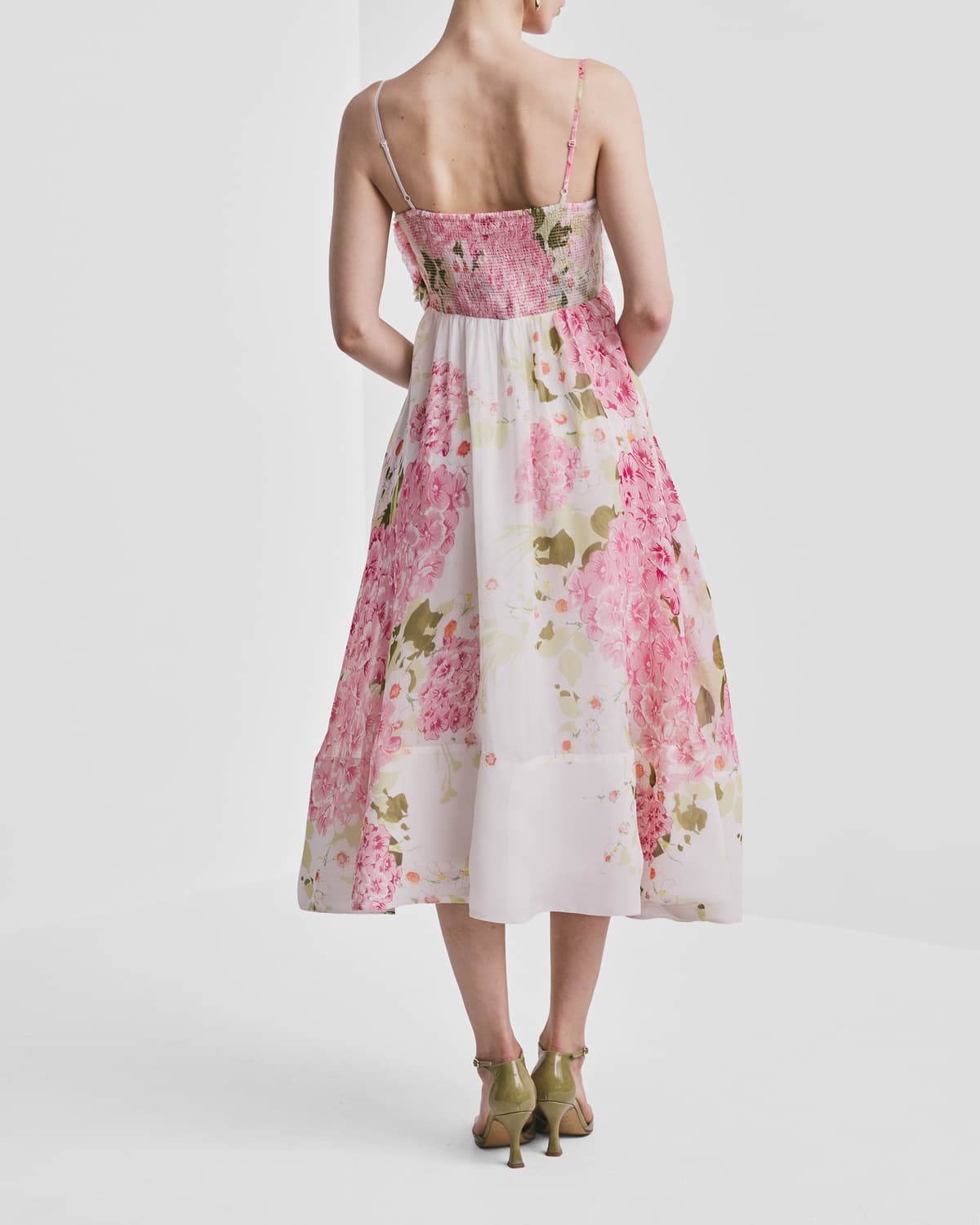 Organza Strap Dress, Cherry Bloom. Image #5