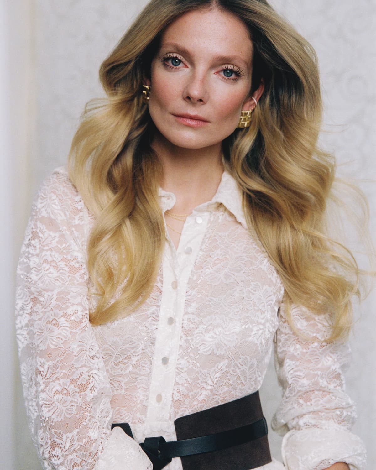 Lace Gown, Vintage White. Image #2