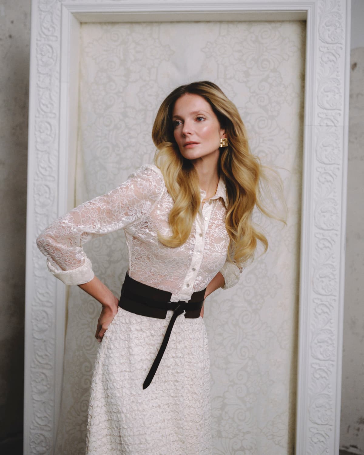 Lace Gown, Vintage White. Image #1