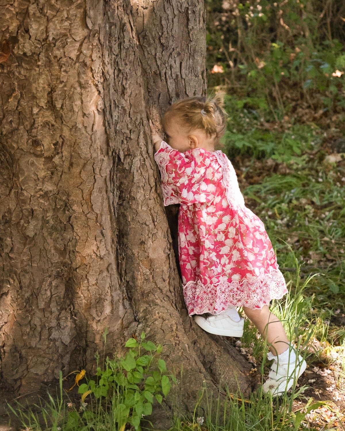 Cotton Slub Shift Dress, Poppy Meadow. Image #5